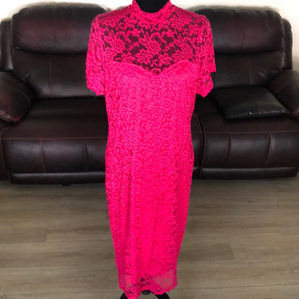Vacation me - Hot pink dress